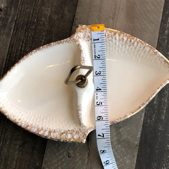 Vintage California pottery divided tidbit relish dish - Picture 6 of 6